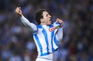Real Sociedad's Mikel Oyarzabal has been in good form this season.